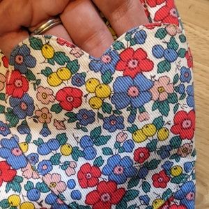 NWOT Mini Boden Girls Bright Floral Cotton Pants Size 8 💐